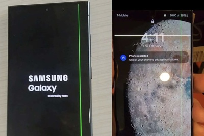 Galaxy S24 Ultra gặp lỗi sọc xanh màn hình