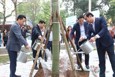 Quận Hoàn Kiếm phát động Tết trồng cây “Đời đời nhớ ơn Bác Hồ” năm 2024