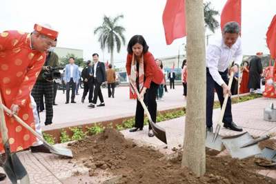 Huyện Thanh Trì: Phát động “Tết trồng cây” Xuân Giáp Thìn 2024