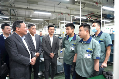 Lãnh đạo TP Hà Nội thăm, động viên sản xuất đầu năm tại huyện Sóc Sơn