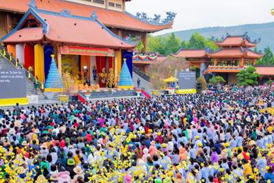 Giám sát chặt việc tổ chức Lễ hội Xuân 2024 tại chùa Ba Vàng