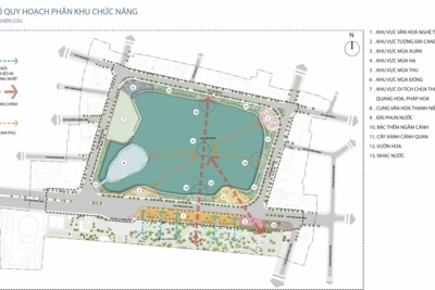 Lấy ý kiến về đồ án Thiết kế đô thị xung quanh hồ Thiền Quang
