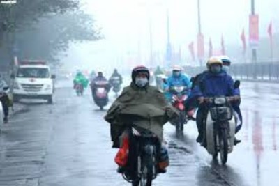 Dự báo thời tiết ngày 25/2/2024: Hà Nội mưa, rét, gió đông bắc cấp 2-3