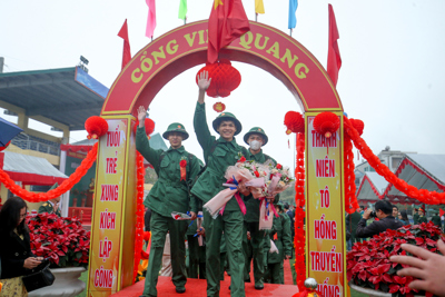 Hình ảnh ấn tượng trong lễ giao, nhận quân năm 2024 tại Hà Nội