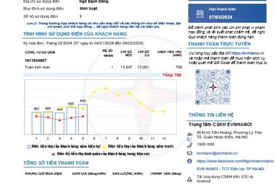 EVN nói gì về việc khách hàng tố tiền điện tăng gấp đôi 