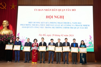 Tây Hồ phát động phong trào thi đua năm 2024