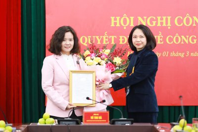 Bà Lê Thị Ánh Mai được bổ nhiệm làm Phó Giám đốc Sở VH&TT Hà Nội