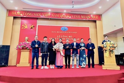 Huyện Sóc Sơn: Thành lập 2 Chi bộ mới thuộc Đảng uỷ Khối doanh nghiệp