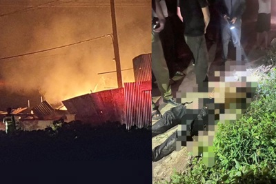 Hà Nội: Cháy khu nhà xưởng ở huyện Thường Tín, 3 người bị thương