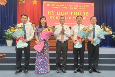 HĐND tỉnh Bạc Liêu bầu bổ sung 2 Phó Chủ tịch UBND