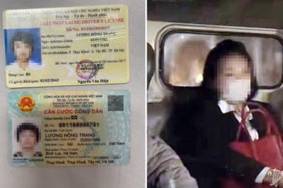 Đề xuất xử phạt nữ tài xế vi phạm giao thông trên phố Trần Cung