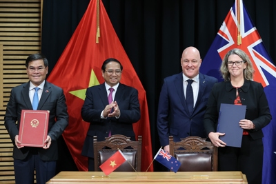 Việt Nam, New Zealand ký kết 3 văn kiện hợp tác quan trọng