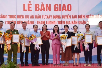 TP Hồ Chí Minh: bàn giao mặt bằng xây dựng Metro Bến Thành - Tham Lương