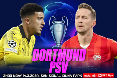 Link xem trực tiếp bóng đá Dortmund vs PSV, 03h00 ngày 14/3/2024