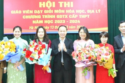 Hà Nội: Khai mạc Hội thi giáo viên dạy giỏi chương trình GDTX cấp THPT