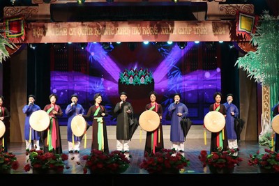 Hội thi Dân ca quan họ Bắc Ninh thu hút hơn 600 liền anh, liền chị