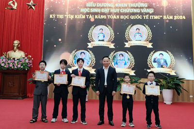 Quận Hoàng Mai: Tuyên dương 35 học sinh đạt thành tích xuất sắc tại ITMC 2024