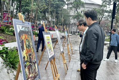 Mãn nhãn với triển lãm kiến trúc phố Châu Long tại vườn hoa Vạn Xuân