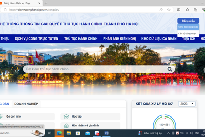 Quy trình khai cấp Phiếu Lý lịch tư pháp trực tuyến toàn trình tại Hà Nội