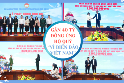 Gần 40 tỷ đồng đăng ký ủng hộ quỹ “Vì biển đảo Việt Nam” năm 2024