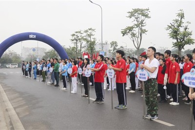 Huyện Gia Lâm phát động Ngày chạy Olympic vì sức khỏe toàn dân