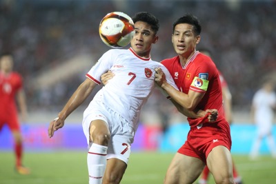 Tuyển Việt Nam thua đậm 0-3 trước Indonesia trên sân Mỹ Đình