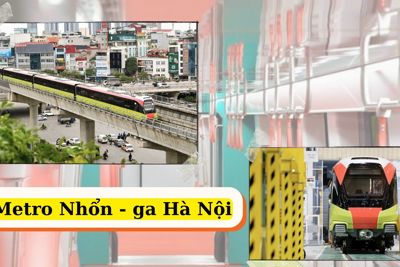 Người dân sắp được đi tàu điện Nhổn - ga Hà Nội