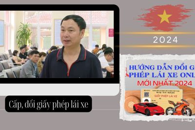 Ghi nhận tại quận đầu tiên ở Hà Nội được cấp, đổi giấy phép lái xe