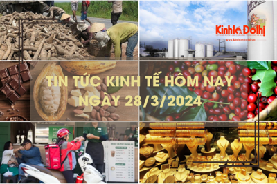 Tin tức kinh tế ngày 28/3/2024: Giá cacao và cà phê cao nhất lịch sử