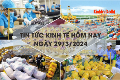 Tin tức kinh tế ngày 29/3/2024: Giá vàng thế giới tăng cao kỷ lục