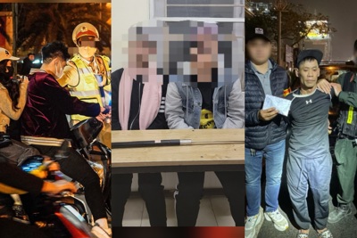 Hà Nội: bắt giữ 4 đối tượng có dấu hiệu phạm pháp hình sự ngày 30/3