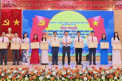 Huyện Phúc Thọ, phát động thi đua hoàn thành xuất sắc các nhiệm vụ năm 2024