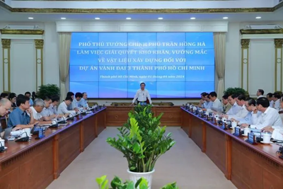 Thành phố Hồ Chí Minh bảo đảm đủ cát đắp nền đường vành đai 3 