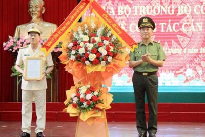 Công bố quyết định bổ nhiệm Giám đốc công an tỉnh Nam Định