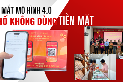 Mô hình tuyến phố 4.0 - không dùng tiền mặt ở trung tâm Hà Nội