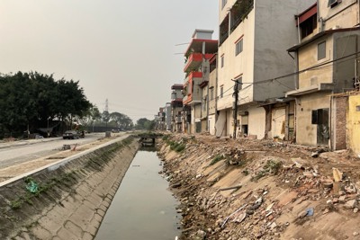 Huyện Thường Tín bàn giao mặt bằng thi công cải tạo kênh Tây giai đoạn 2