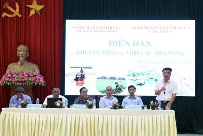 Nông dân Hà Nội mở mang kiến thức nhờ tham gia Nhịp cầu nhà nông