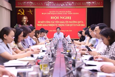 Quận Hoàn Kiếm tăng cường công tác quản lý nhà nước về tín ngưỡng, tôn giáo