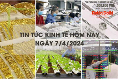 Tin tức kinh tế ngày 7/4/2024: giá vàng thế giới cao nhất lịch sử