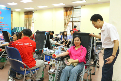 Hà Nội tiếp tục là điểm sáng trong phong trào hiến máu tình nguyện 