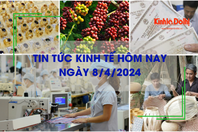 Tin tức kinh tế ngày 8/4/2024: giá cà phê tăng mạnh, đạt mức cao kỷ lục