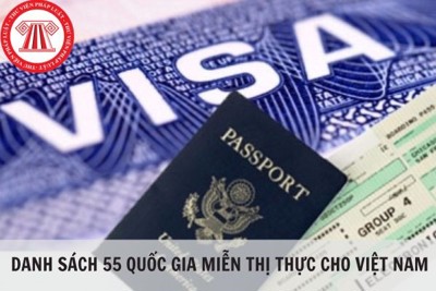 Miễn thị thực cho công dân Việt Nam khi nhập cảnh 55 nước, vùng lãnh thổ