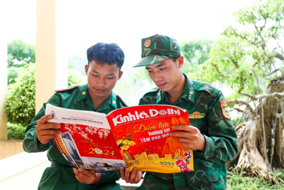 Lan toả hình ảnh chiến sĩ mang quân hàm xanh tại tỉnh Điện Biên