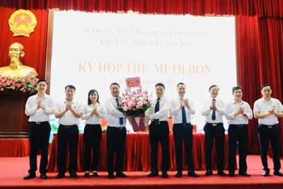 Ông Nguyễn Khánh Bình được bầu giữ chức Chủ tịch HĐND huyện Thanh Oai