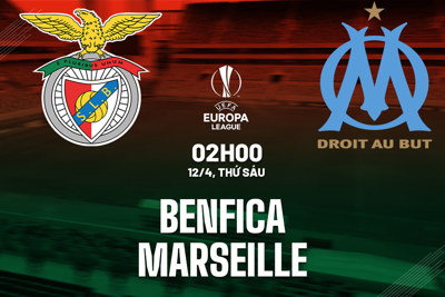 Link xem trực tiếp trận đấu bóng đá Benfica vs Marseille