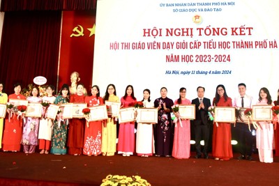 150 giáo viên đạt danh hiệu Giáo viên giỏi thành phố cấp tiểu học