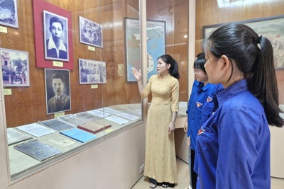 Nơi lưu giữ tài liệu, hiện vật gắn liền với Tổng Bí thư Trần Phú