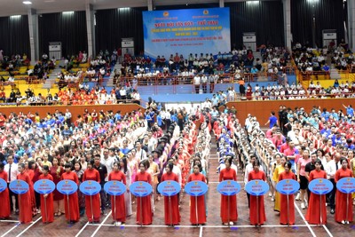Gần 1.700 vận động viên là nhà giáo tham gia Ngày hội văn hóa thể thao