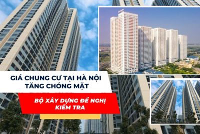 Giá chung cư tại Hà Nội tăng chóng mặt, Bộ Xây dựng đề nghị kiểm tra