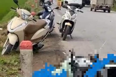 Nam Định: Tai nạn giao thông hai học sinh tử vong